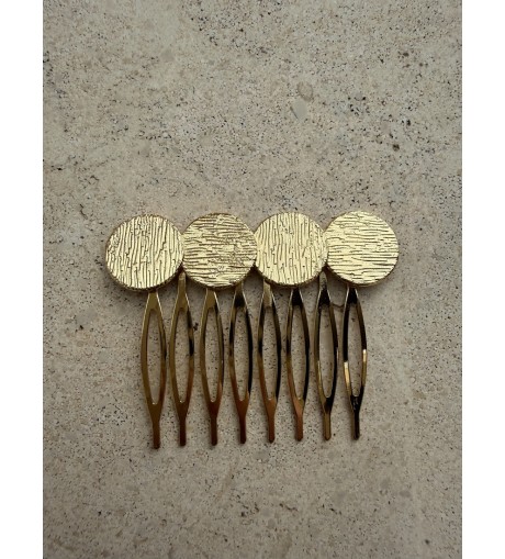 Peineta Botones Mediana