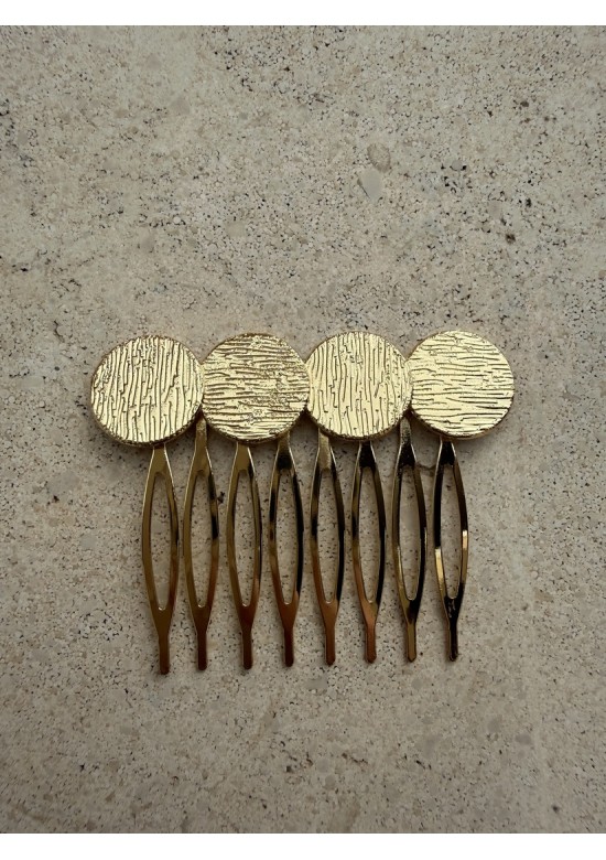 Peineta Botones Mediana