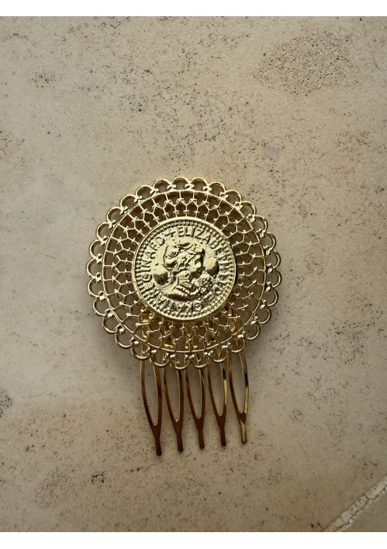 Peineta Moneda Mediana