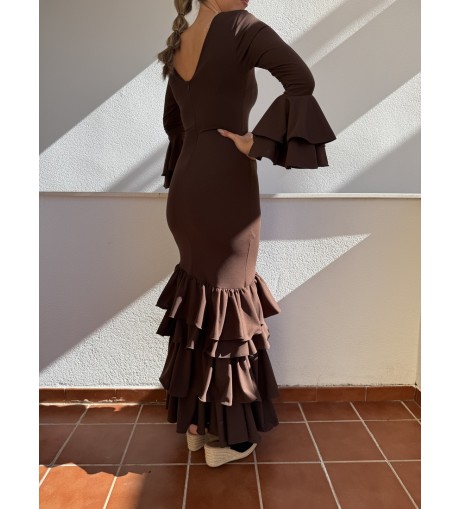 Vestido Valeria Chocolate 2